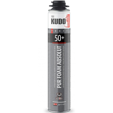 Пена полиуретановая монтажная профессиональная KUDO PROFF 50+ KUPP10S50+